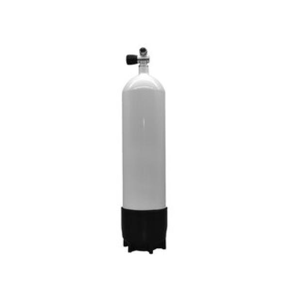 ECS 12L lang/ 230 bar Stahl TG mit konkavem Boden und Ventil 12544LI